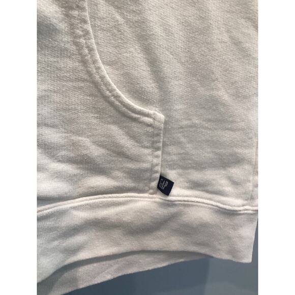 Vintage Gap Womens Knit Sleeveless Sweatshirt Medium M Vest Fisherman Y2K WHite - Picture 6 of 11